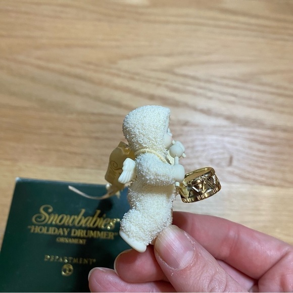Department 56 Snowbabies Holiday Drummer Ornament Christmas Ceramic Porcelain - Picture 6 of 7